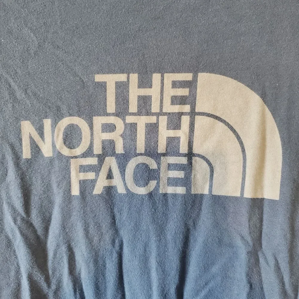The North Face Long Sleeve Tee Shirt Mens XL Blue Climbing Outdoor Adult | EUC